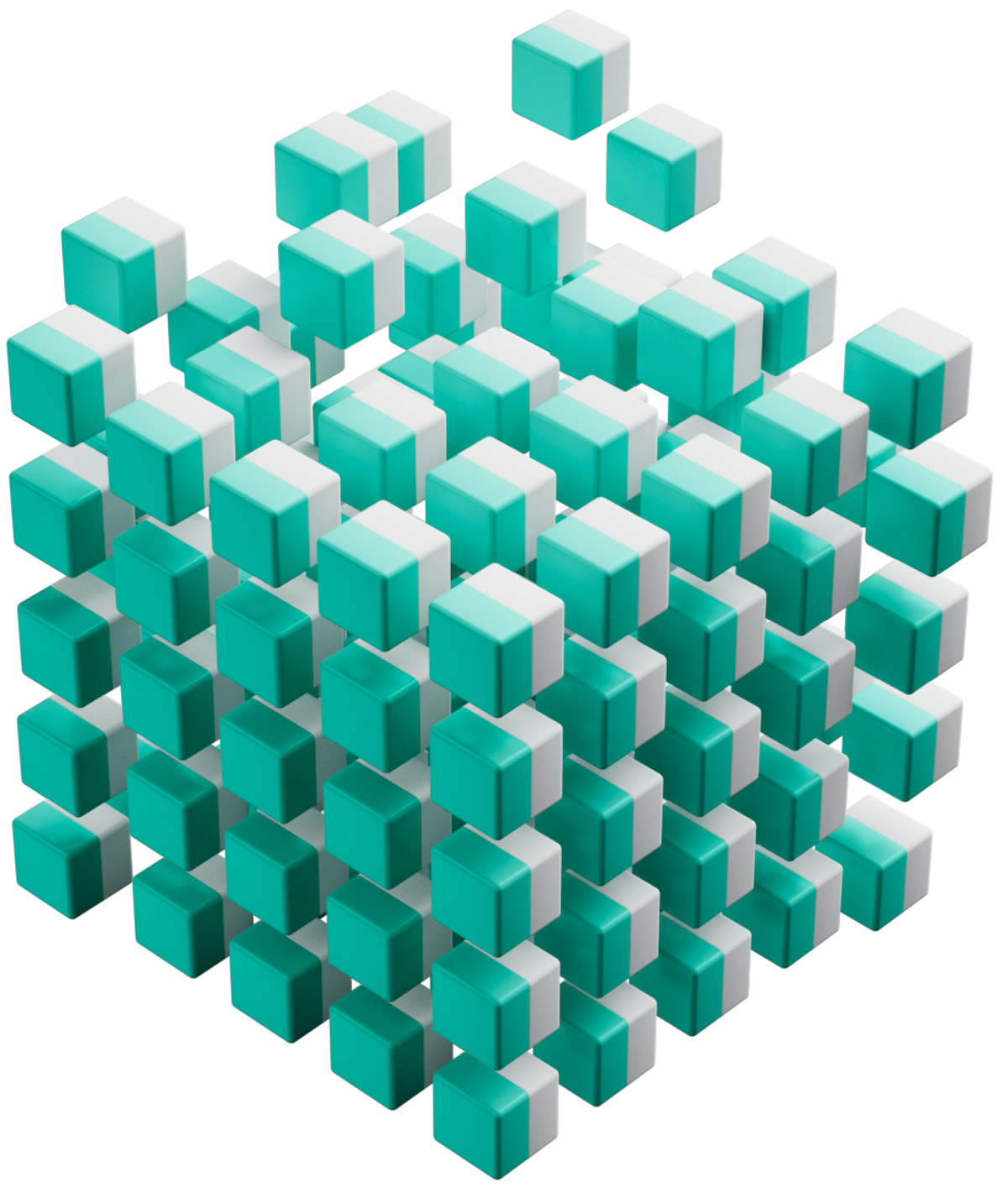 Cube of blocks